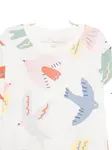 Футболка с принтом птиц Stella McCartney Kids, белый - фото 3