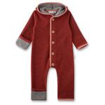 Детский комбинезон 12180 - тело Sanetta, красный - фото