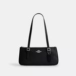 Сумка через плечо Coach Outlet Asher, серебряный/черный - фото