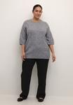Джемпер Kaffe Curve Jumper, Grey Melange/Sand - фото 2