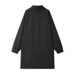 Тренч Unisex Stand Collar Moderate HUANQIU, coffee - фото 4