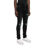 Прямые джинсы mid rise Plaid MX1 AMIRI, черный - фото 6