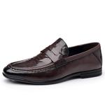 Лоферы мужские Zuwudong, цвет Chestnut - фото 4