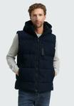 Куртка TOM TAILOR PUFFER MIT ABNEHMBARER KAPUZE, Sky Captain Blue/Dark Blue - фото