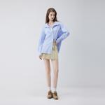 ELLE Рубашка Women's Blue Lapel Moderate - фото 5