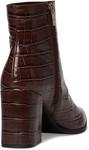 Ботинки GUESS Women's Luseray, Dark Brown Croco - фото 5