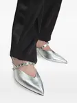 Туфли на каблуке Alexander McQueen, серебяный - фото 6