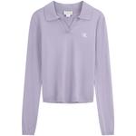 Трикотажная футболка женская Calvin Klein, цвет слоновая кость - фото 2