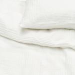 Пододеяльник и 2 наволочки, белые, 200x230/50x80 см IKEA Schersmin - фото 2