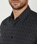 Рубашка мужская Karl Lagerfeld с узором, черный - фото 4