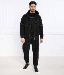 Толстовка мужская Emporio Armani с золотым декором, черный - фото 2