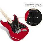 Электрогитара Glarry GST Red с 6 струнами - фото 4