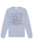 Толстовка wat? Apparel Landschaft, цвет serene blue - фото 2