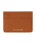 Кожаный картхолдер MAISON de SABRÉ, коричневый - фото