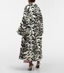 Шуба из искусственного меха The Attico, мультиколор - фото 3