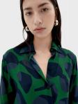 Блуза Thinking MU Katha, темно-зеленый - фото 3