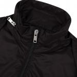 Дождевик на молнии с логотипом Prada, черный - фото 5