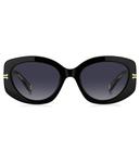 Солнцезащитные очки женские Marc Jacobs с принтом, черный - фото 3