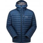 Мужская альпийская куртка Microlight Rab, синий - фото