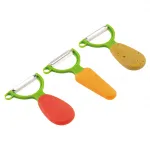 Овощечистка для моркови Kuhn Rikon, апельсин - фото 2