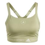 Бюстгальтер (WMNS) adidas Logo Truepurpose Medium Support Bra 'Green' - фото
