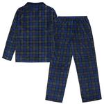 Детский пижамный комплект для мальчиков 4-12 лет Jellifish, Blue Green Plaid - фото 2