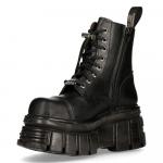 Новые ботинки New Rock Black Leather Combat Tower - фото 5