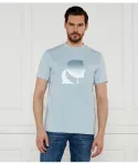 Футболка Regular fit Karl Lagerfeld, синий - фото