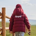 Детская утепленная куртка Levis, красный - фото 6