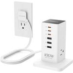 Зарядное устройство Tessan 9-in-1 100W USB/AC Vertical Charging Stati TS-CS03-WH - фото