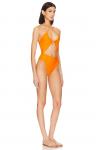 Коралловый цельный костюм Lovewave, оранжевый - фото 2
