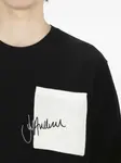 Джемпер с вышитым логотипом JW ANDERSON, черный - фото 5