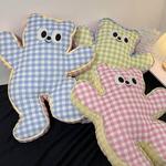 Плюшевая кукла Creative Plaid Bear высотой 55 см Mr. Toy, синий - фото 6