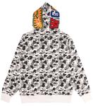 Свитшот Shark Series для мужчин A Bathing Ape, зеленый - фото 4