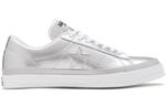 Кеды Converse one star low Silver, серебряный - фото 2