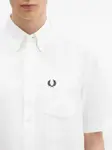 Рубашка с вышитым логотипом Fred Perry, белый - фото 4