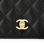 CHANEL Сумка через плечо мини женская черная - фото 6