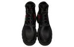Кроссовки interlocking lace-up boots 'black' Gucci, черный - фото 4
