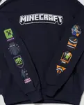 Детская толстовка Minecraft с капюшоном Gap, темно-синий - фото 5