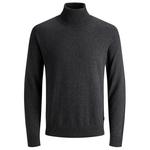Свитер Jack & Jones Emil Knit Rollneck, серый - фото 3