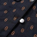 HERMES Джинсовая куртка женская синяя, Blue - фото 6