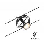 Paulmann Wire Systems, матовый черный, круглый GU5.3 - фото 4