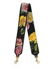 Ремень для сумки с цветочным принтом Dolce & Gabbana, черный - фото