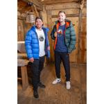 Пуховик Canada North, цвет dunkelgrün/mandarinenorange - фото 4