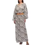 Блузка Sundek Fleur de joie long sleeve, серый - фото 4