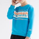 Детский свитшот Mizuno, синий - фото 7