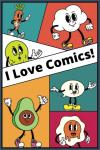 I Love Comics: A comic template workbook that lets your child make awesome comics! (Comic Template Workbooks) - фото