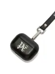 Футляр для Airpods с монограммой Palm Angels, черный - фото 2