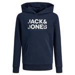 Худи Jack & Jones Embro Palm, синий - фото