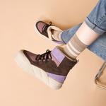 Зимние ботинки женские Joy&Mario, цвет Coffee - фото 16